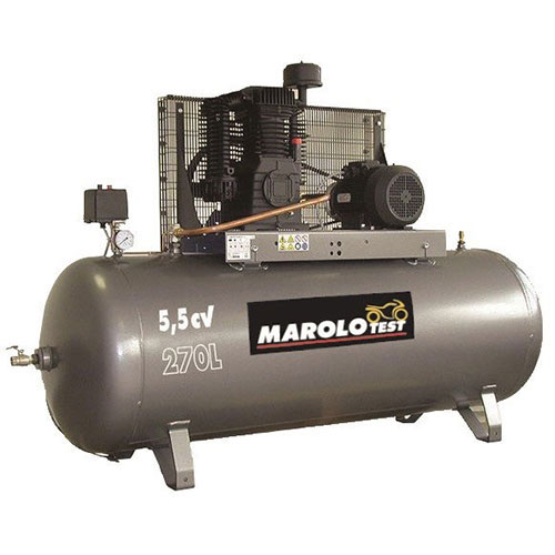 MAROLO COMPRESSOR 270 LITERS TWO-STAGE CAST IRON / THREE-PHASE (380 V) / 5.5 HP 801881