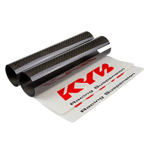 KYB Carbon fiber outertube protection SET
