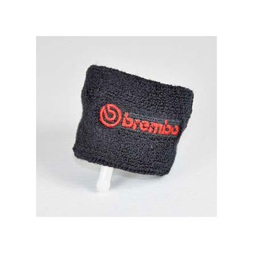 BREMBO FLUID RESERVOIR COVER - BLACK WITH RED LETTERS 99015110